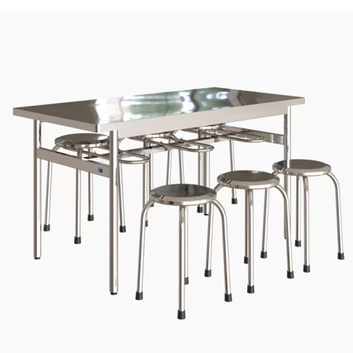 Bàn ghế nhà ăn cho công nhân dài 1m6