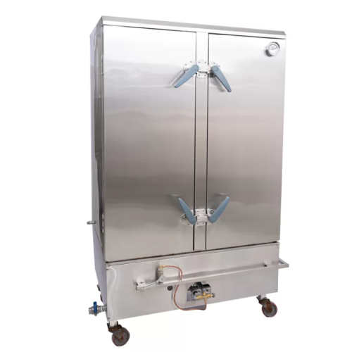 Tủ nấu cơm công nghiệp 24 khay 100kg, (dùng gas)