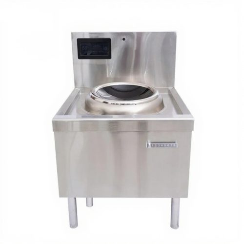 Bếp xào từ đơn mặt lõm, chảo rời 8kw